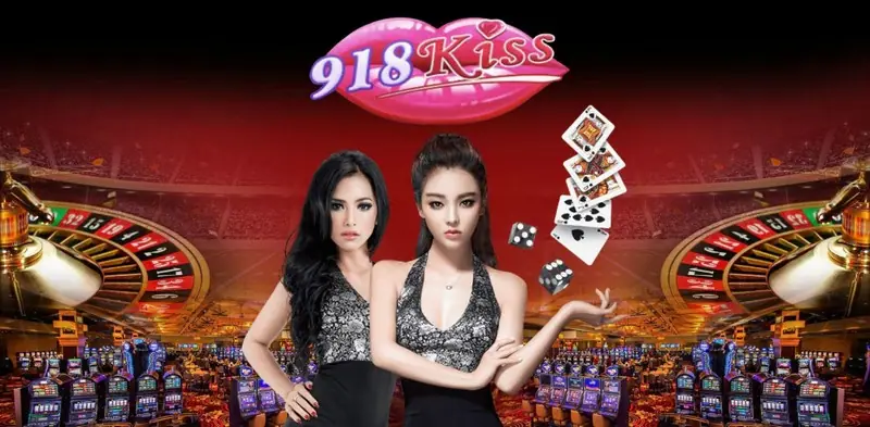 918Kiss SCR888 app icon with the slot game lobby behind it