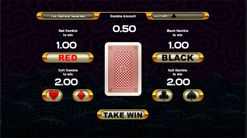 Paytable page for 5 Dragons