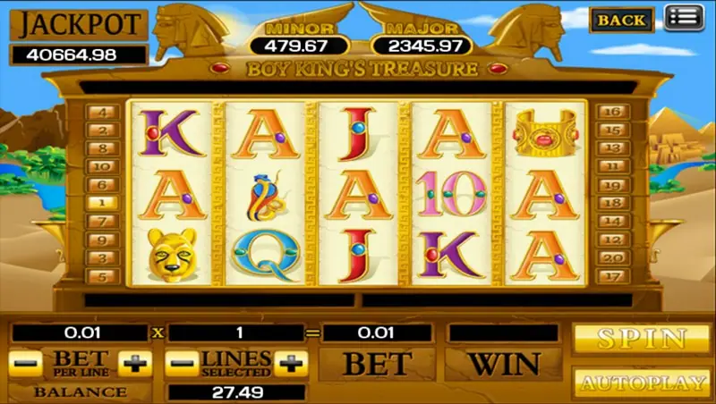 Boy King's Treasure icon in the ACE333 game lobby