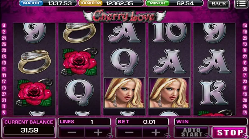 Cherry Love bonus win total after the free spins end