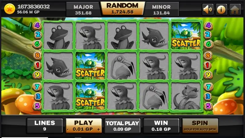 Jungle Island reward round screen on Joker123