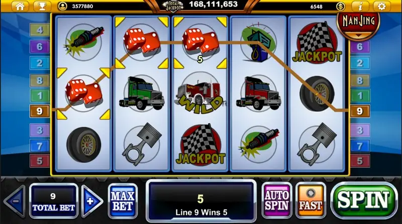 Highway Kings jackpot and special symbol rules on the Live22 app