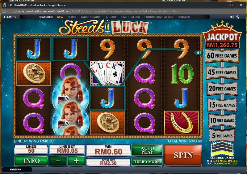 Streak of Luck free spins with extra wilds and the x2 multiplier