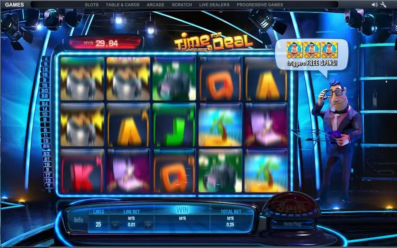 Three-door bonus game in Time for a Deal