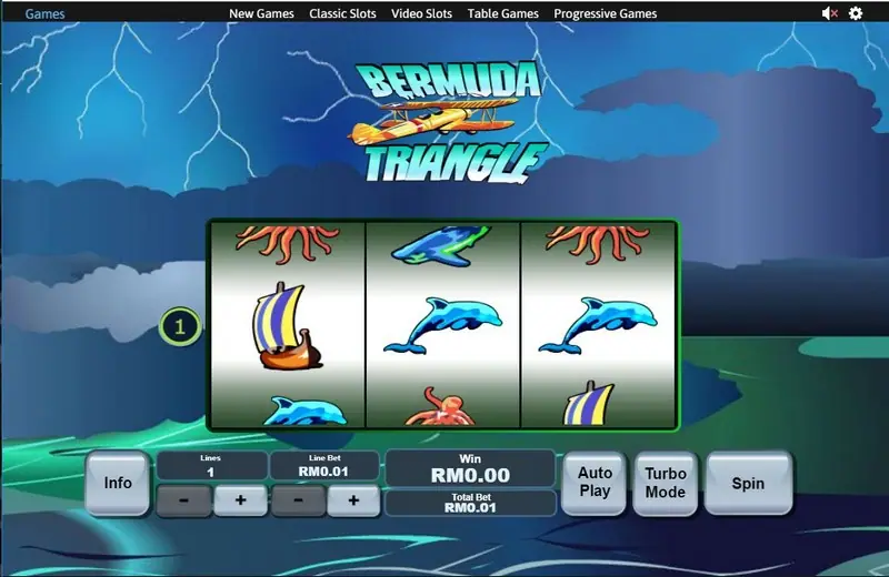 A winning line of three aircraft in Bermuda Triangle