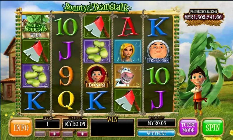 Beanstalk Village interface in Bounty of the Beanstalk