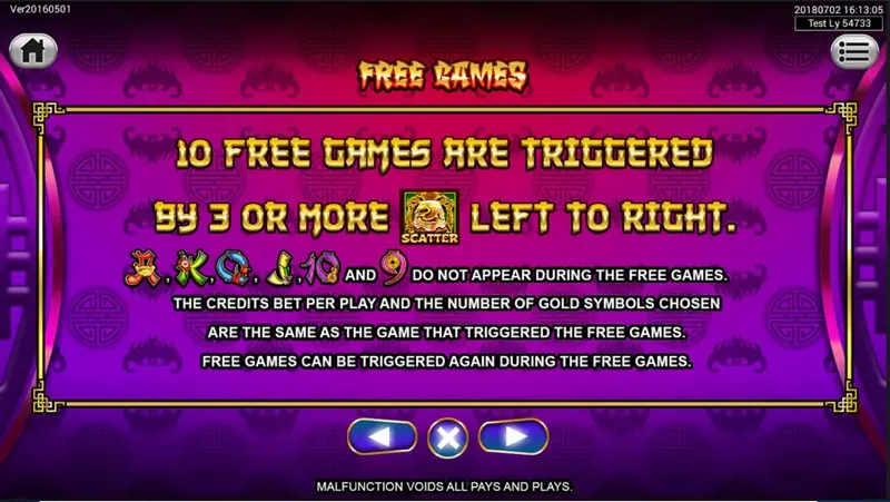 Dice bonus game screen in 168 Yi Lu 88